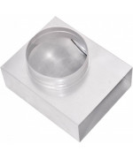 Prechod kanál / ø 100 90° kanál 150x50