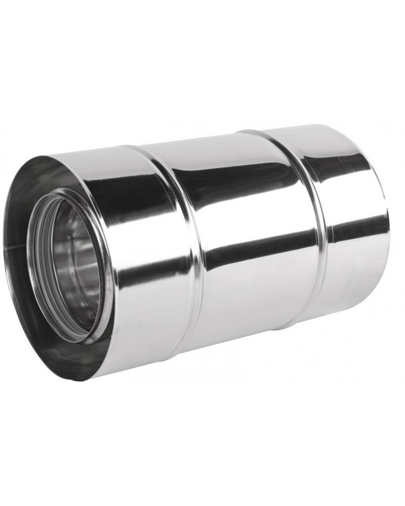 Rúra rovná ø80/125 mm nerez kondenz - 250 mm