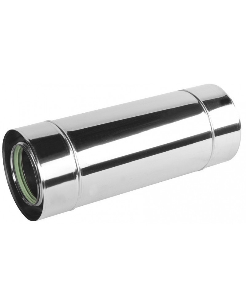 Rúra rovná ø100/150 mm nerez kondenz - 1000 mm