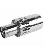 Ukončenie bočné ø60/100 mm nerez kondenz - 250 mm