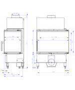 Romotop HEAT R 2g S 60.44.33.13 -  rohová s ohýbaným sklom