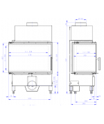 Romotop HEAT L 2g S 60.44.33.13 -  rohová s ohýbaným sklom