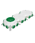 Rozdeľovací box s 16 vývodmi 16×75 mm/200 mm PLAST