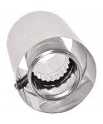 Rúra s odtokom kondenzu ø100/150 mm nerez kondenz