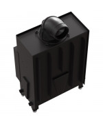 Kratki FLOKI S čierne ohnisko - krbová vložka rovná