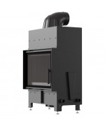 Kratki FLOKI S čierne ohnisko - krbová vložka rovná