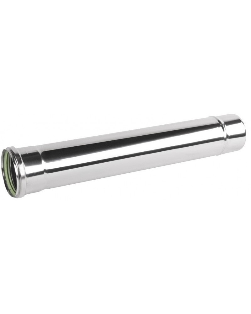 Rúra rovná ø100 mm nerez kondenz - 500 mm