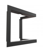 Montážny rámik 90° pre krbové vložky FLOKI S rohové presklenie