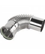 Koleno 90° ø80 mm nerez kondenz