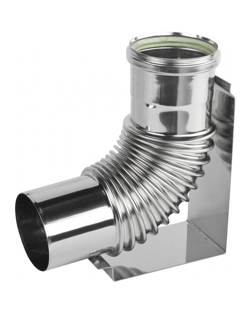 Koleno 90° ø60 mm nerez kondenz