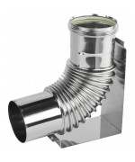Koleno 90° ø60 mm nerez kondenz