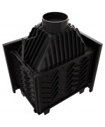 Kratki SIMPLE Z/S 8 BS pravé presklenie - krbová vložka