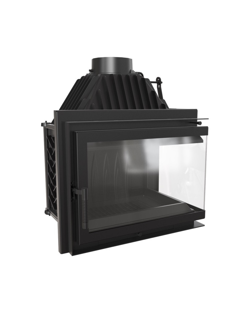 Kratki SIMPLE Z/S 8 BS pravé presklenie - krbová vložka