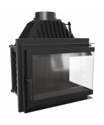 Kratki SIMPLE Z/S 8 BS pravé presklenie - krbová vložka