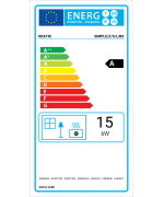 Kratki SIMPLE Z/S 8 BS ľavé presklenie - krbová vložka