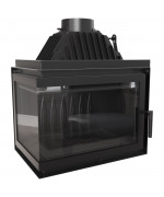 Kratki SIMPLE Z/S 8 BS ľavé presklenie - krbová vložka