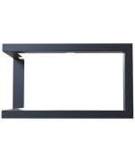 Montážny rámik 90° pre krbové vložky FLOKI L rohové presklenie