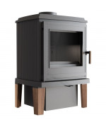 Kratki Koza K11 s drevenými nožičkami - liatinové kachle