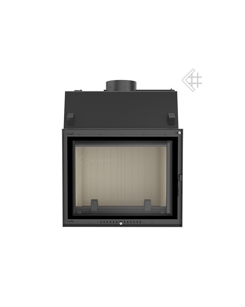 Kratki Amelia 15 kW DECO s dochladzovacou špirálou - krbová vložka s teplovodným výmenníkom