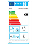 Kratki Amelia 15 kW DECO s dochladzovacou špirálou - krbová vložka s teplovodným výmenníkom