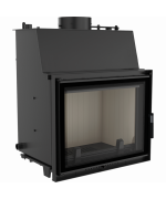 Kratki Amelia 15 kW DECO s dochladzovacou špirálou - krbová vložka s teplovodným výmenníkom