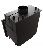 Kratki Zosia 14 kW DECO s dochladzovacou špirálou - krbová vložka s teplovodným výmenníkom