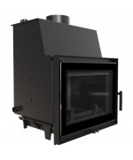 Kratki Zosia 14 kW DECO s dochladzovacou špirálou - krbová vložka s teplovodným výmenníkom