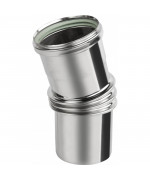 Koleno 15° ø60 mm nerez kondenz