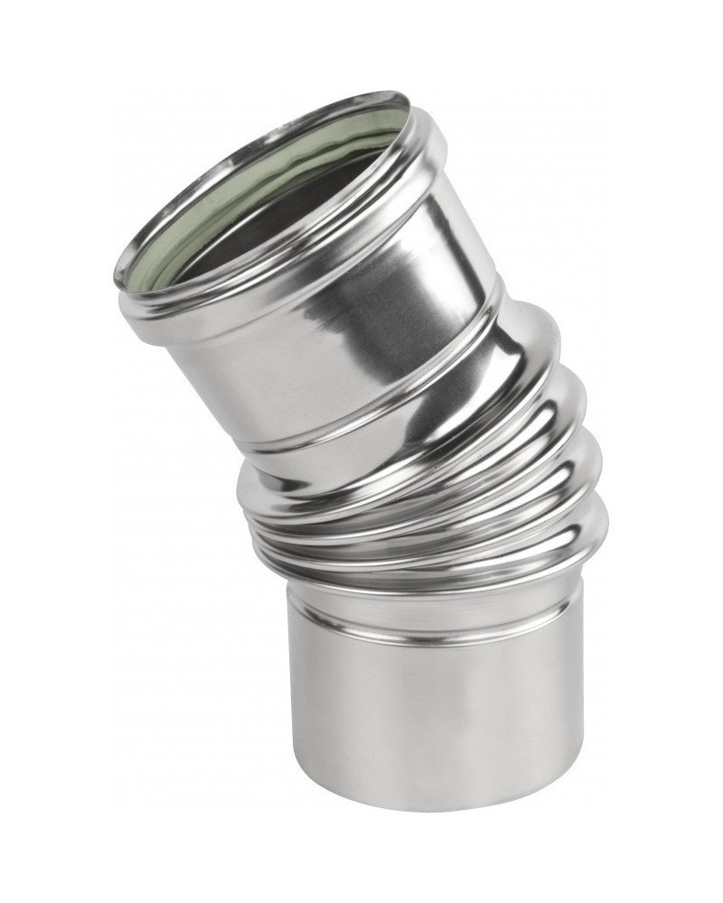 Koleno 30° ø60 mm nerez kondenz