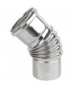 Koleno 45° ø60 mm nerez kondenz