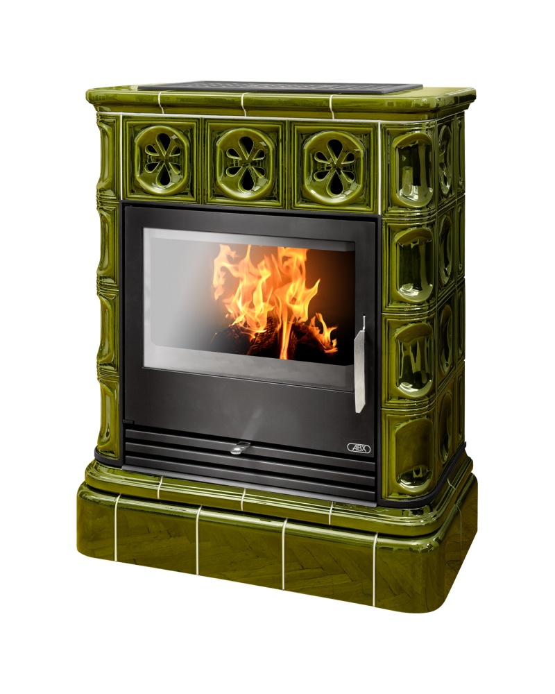 ABX Skotia TV 10 kW - krbové kachle s teplovodným výmenníkom