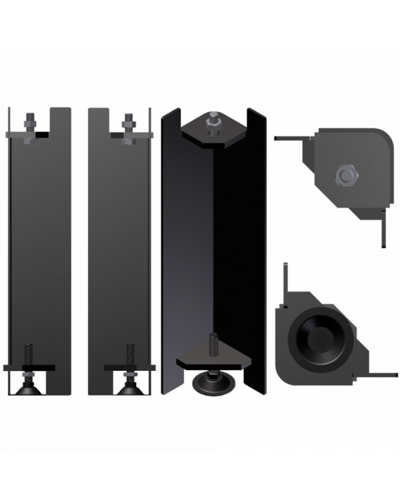 Nastaviteľný stojan pre liatinové krbové vložky Kratki BS, MILA, BASIA a AQUARIO