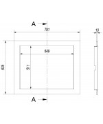 Dekoračný rámik pre kozubové vložky - Zuzia/Eryk DECO