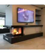 Kratki NBU 11 výsuvné dvierka  - trojstranná krbová vložka