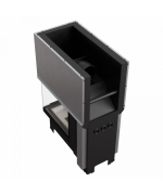 Kratki NBU 11 výsuvné dvierka  - trojstranná krbová vložka