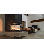 Kratki NBU 11 výsuvné dvierka  - trojstranná krbová vložka