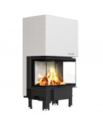 Kratki REGNOR 800/400 výsuvné dvierka - trojstranná krbová vložka