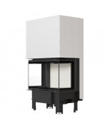 Kratki REGNOR 800/400 výsuvné dvierka - trojstranná krbová vložka