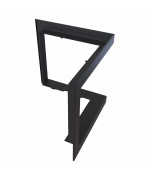 Montážny rámik 90°- 70mm pre krbové vložky VN 480/480 ľavé presklenie