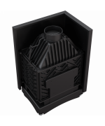 Kratki Zuzia ECO 12 kW BS DECO ľavá - krbová vložka rohová