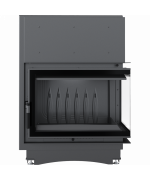 Kratki Zuzia ECO 12 kW BS DECO pravá - krbová vložka rohová