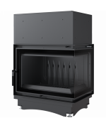 Kratki Zuzia ECO 12 kW BS DECO pravá - krbová vložka rohová