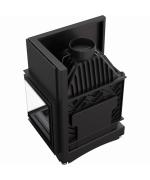 Kratki Zuzia ECO 12 kW BS DECO pravá - krbová vložka rohová