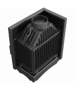 Kratki Zuzia 15 kW BS DECO ľavá bez stĺpika - krbová vložka rohová