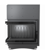 Kratki Zuzia 15 kW BS DECO ľavá bez stĺpika - krbová vložka rohová