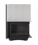 Kratki Zuzia 15 kW BS pravá bez stĺpika, výsuvne dvierka - krbová vložka rohová