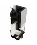 Kratki REGNOR 600/400 výsuvné dvierka - trojstranná krbová vložka