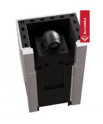 Kratki REGNOR 680/280 výsuvné dvierka - trojstranná krbová vložka