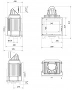 Kratki FRANEK 10 DECO - krbová vložka rovná