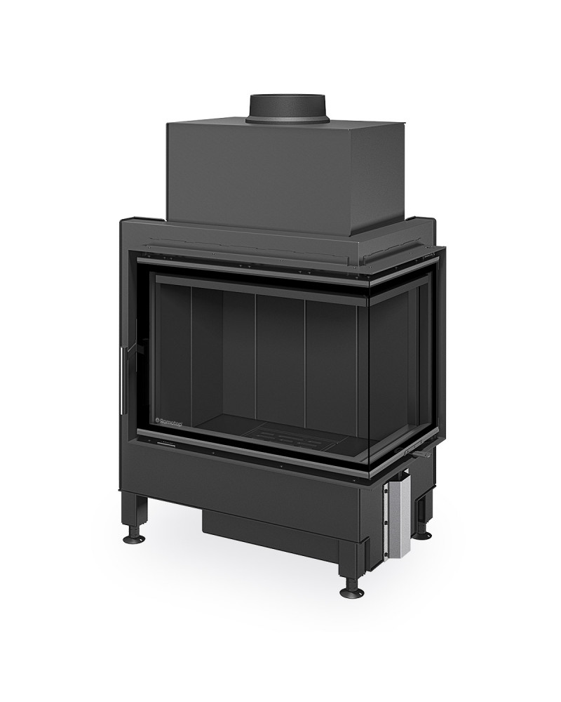 ROMOTOP HEAT R 4g S 65.51.40.26 - rohová krbová vložka s deleným sklom